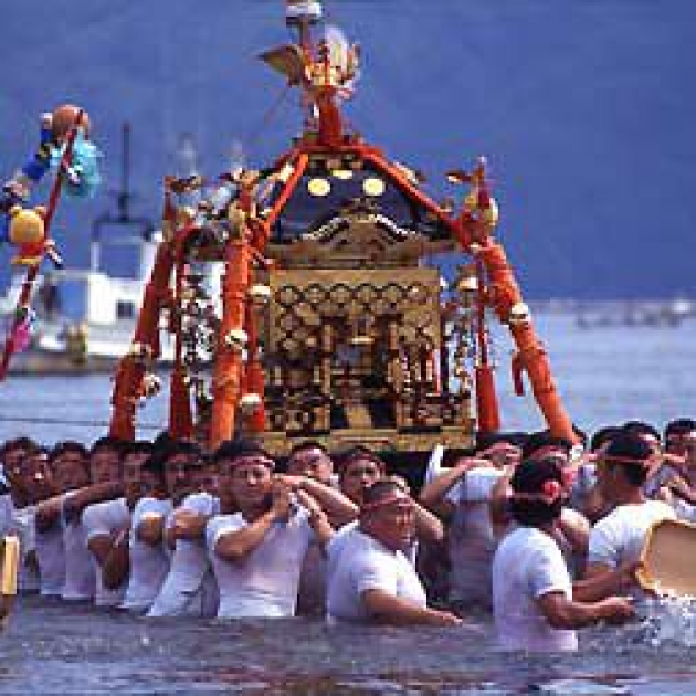 山田の秋祭り(山川八幡宮例大祭と大杉神社例大祭)