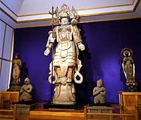 Wooden statue of Bhasamon