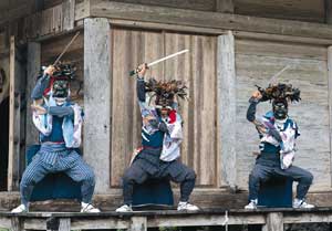 Kawanishi Nembutsu sword dance