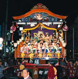 Food stand dumpling of fire protection festival