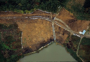 The ruins of Oshimizu