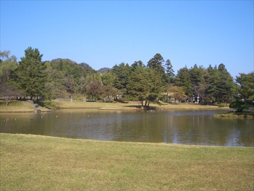 Old viewable royal palace garden