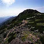Alpine mountains in Yakushidake