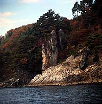 Candle rock in Sakiyama