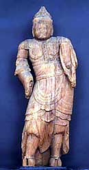 Wooden statue of Bhasamen