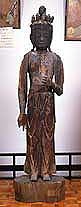 Wooden eleven-faced statue of Guanyin