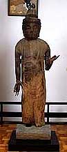 Wooden eleven-faced statue of Guanyin