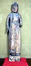 11 Guanyin의 목조 동상