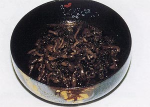 Boiled shiitake mushroom
