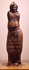 Wooden traditional statue