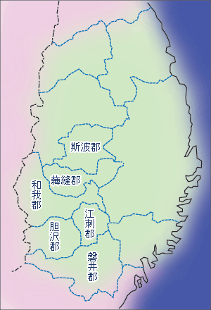 Ritsuroku六县（9世纪）