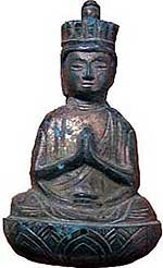 Gold bronze Buddha